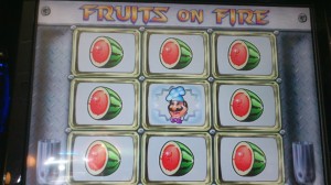 fruits on fire